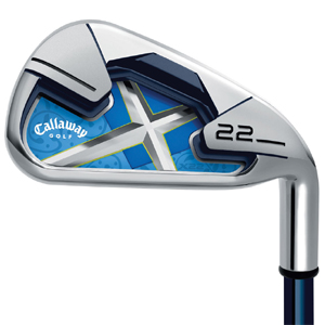 Callaway X 22 Eisensatz Graphit Senior Flex LH 5 PW Demo neuwertig 